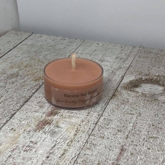 Banana Nut Bread Soy Tealights | Set of 4 - Picture 4 of 5